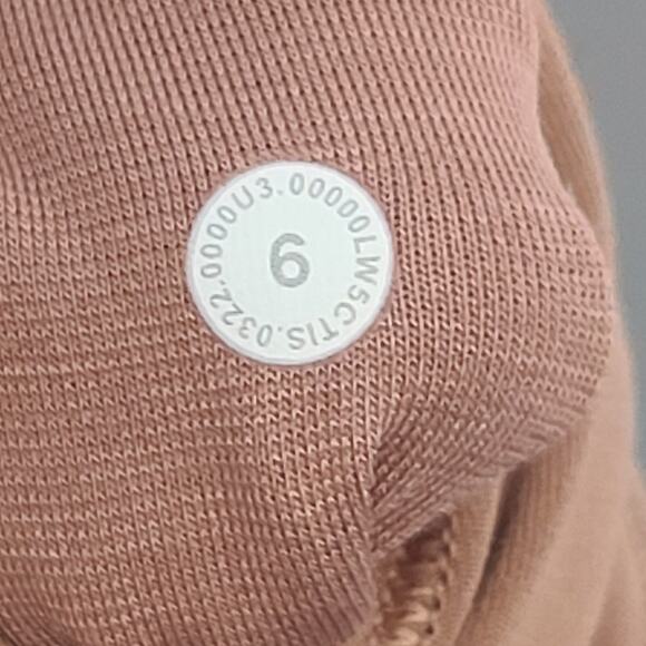 Lululemon Align High-Rise Pant 28" Dusty Clay Size 6 GUC Double-Lined Nulu - Picture 5 of 5